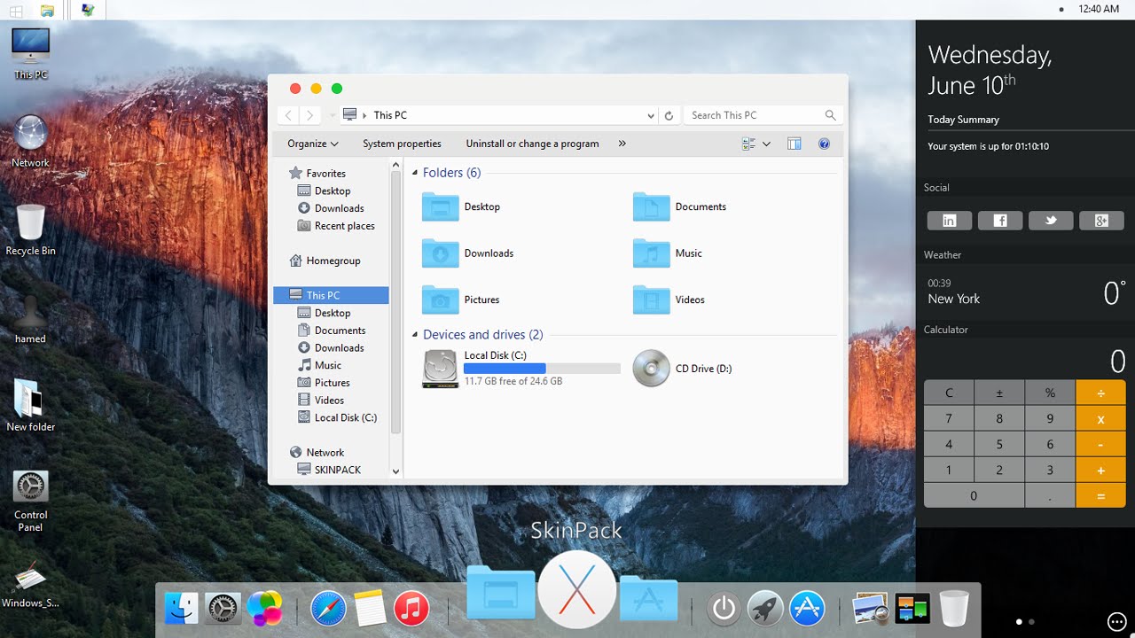 Mac Theme For Windows 8 Free Download